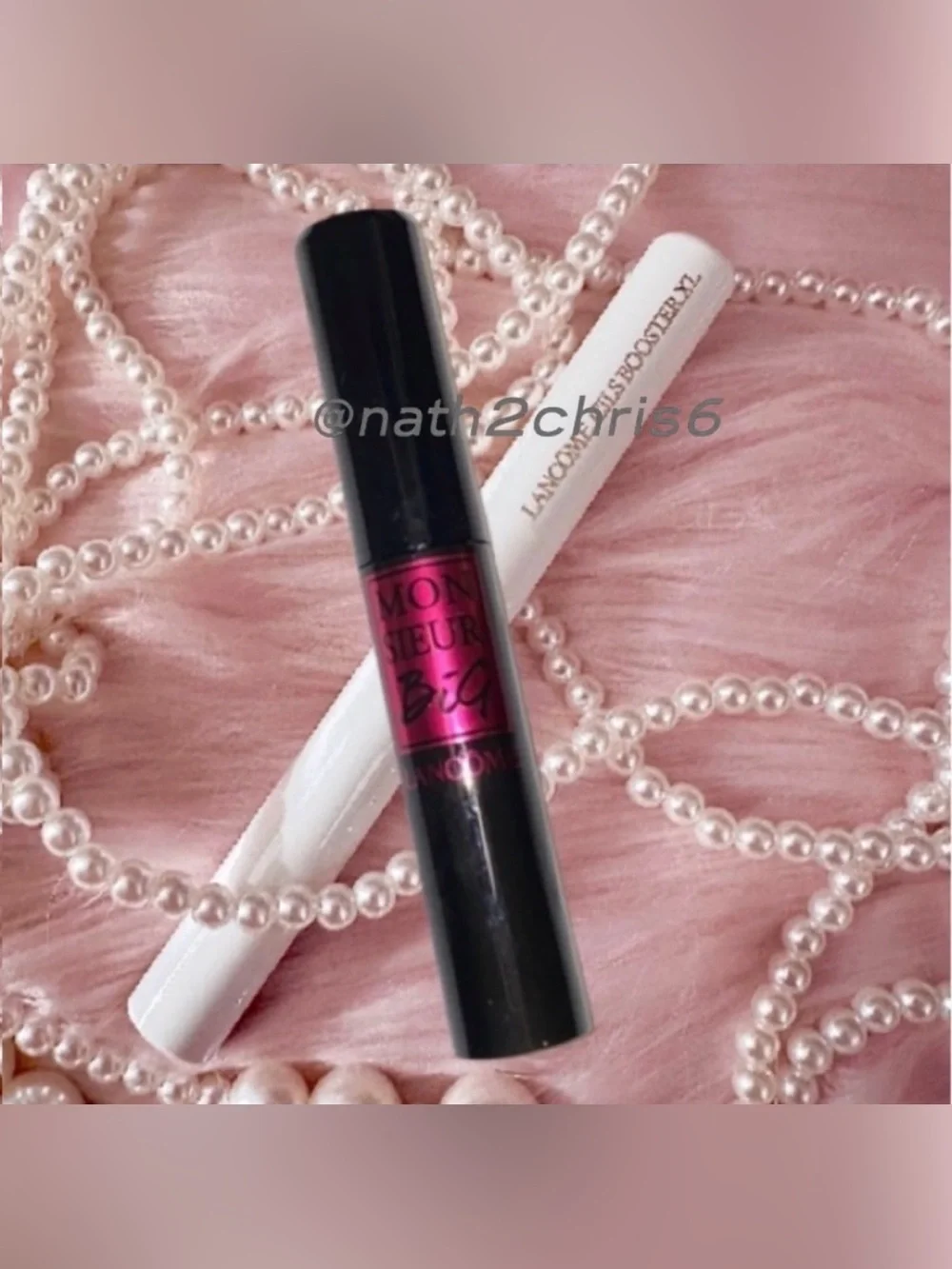 Lancome Monsieur Big black mascara & Cils Booster XL duo full size New